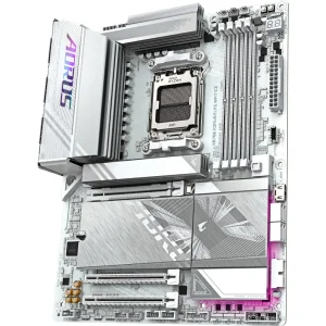 Материнськая плата GIGABYTE sAM5 AMD X870E HDMI/USB4(DP) 4x M.2 2.5GbE LAN ATX X870E AORUS ELITE WIFI7 ICE UA