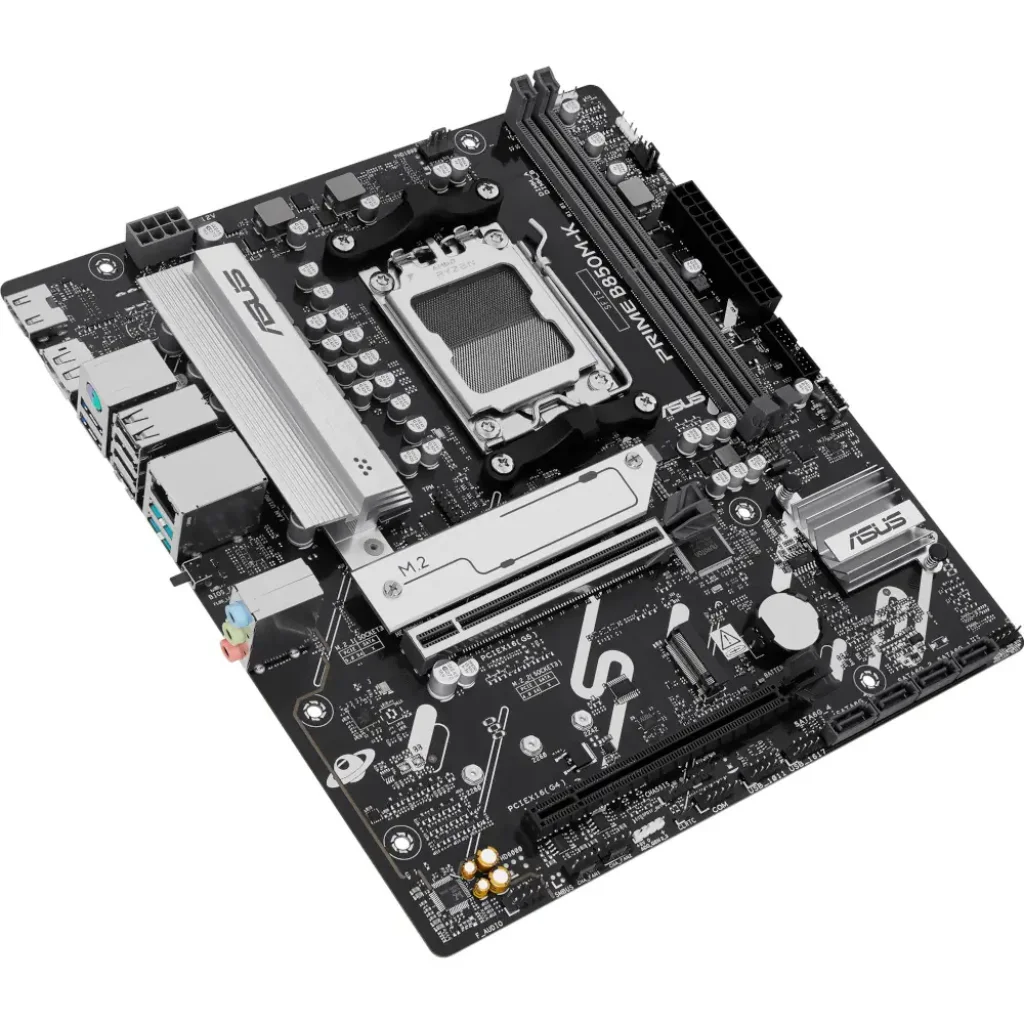 Материнська плата ASUS sAM5/2DDR5/HDMI/DP/2PCIe/2M.2/4S ATA/LAN2.5Gb PRIME B850M-K UA