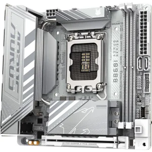 Материнська плата GIGABYTE s1851 Intel B860 HDMI/DP/TB4(USB -C) 2xM.2 2.5GbE LAN mini-ITX B860I AORUS PRO ICE UA