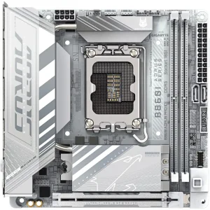 Материнська плата GIGABYTE s1851 Intel B860 HDMI/DP/TB4(USB -C) 2xM.2 2.5GbE LAN mini-ITX B860I AORUS PRO ICE UA