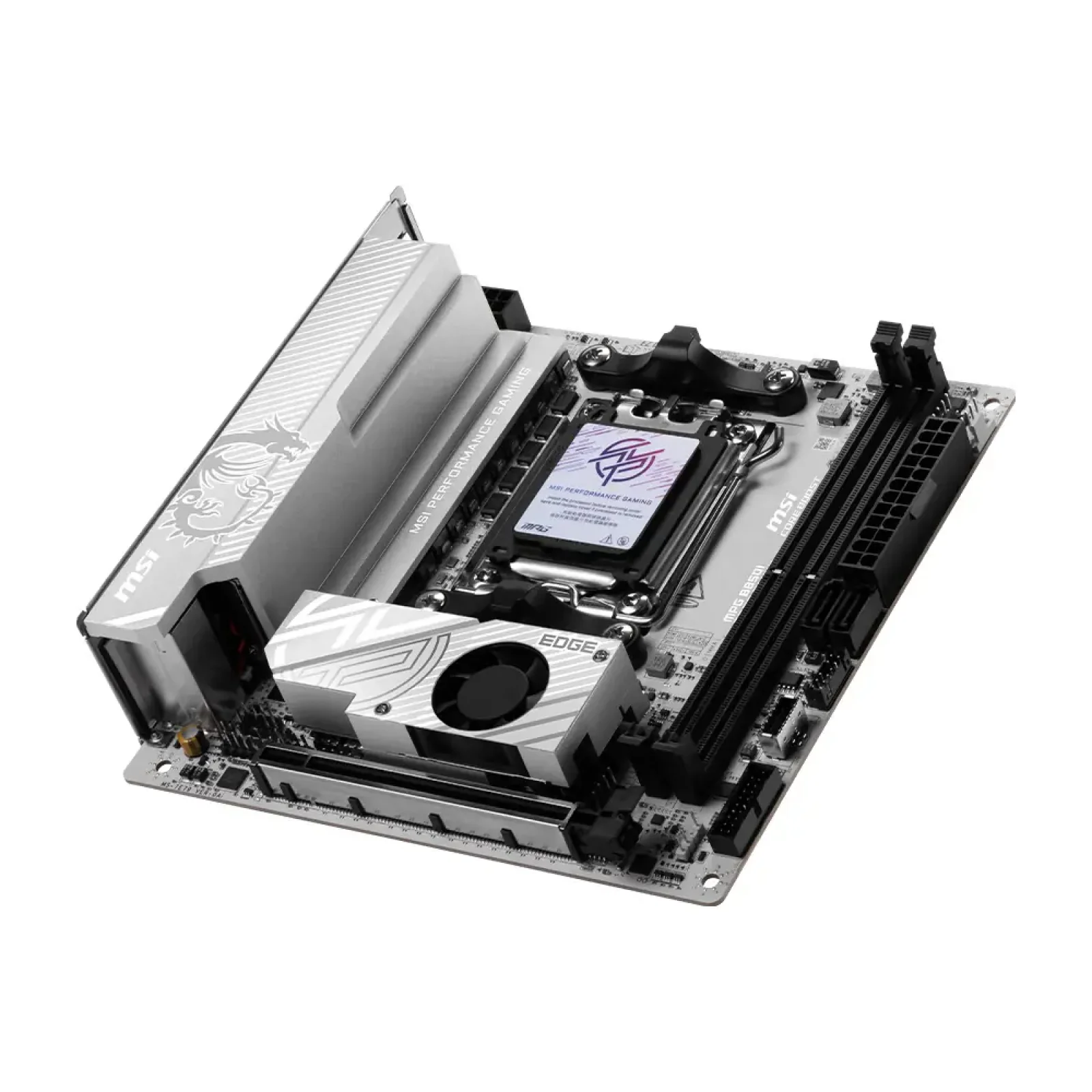 Материнская плата MSI sAM5/2DDR5/HDMI/2PCIe/3M.2/2SATA /LAN5Gb MPG B850I EDGE TI WIFI UA