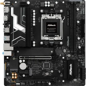Материнська плата ASROCK sAM5 AMD B850 HDMI/DP 3xM.2 2.5G bE LAN mATX B850M-X WIFI R2.0 UA
