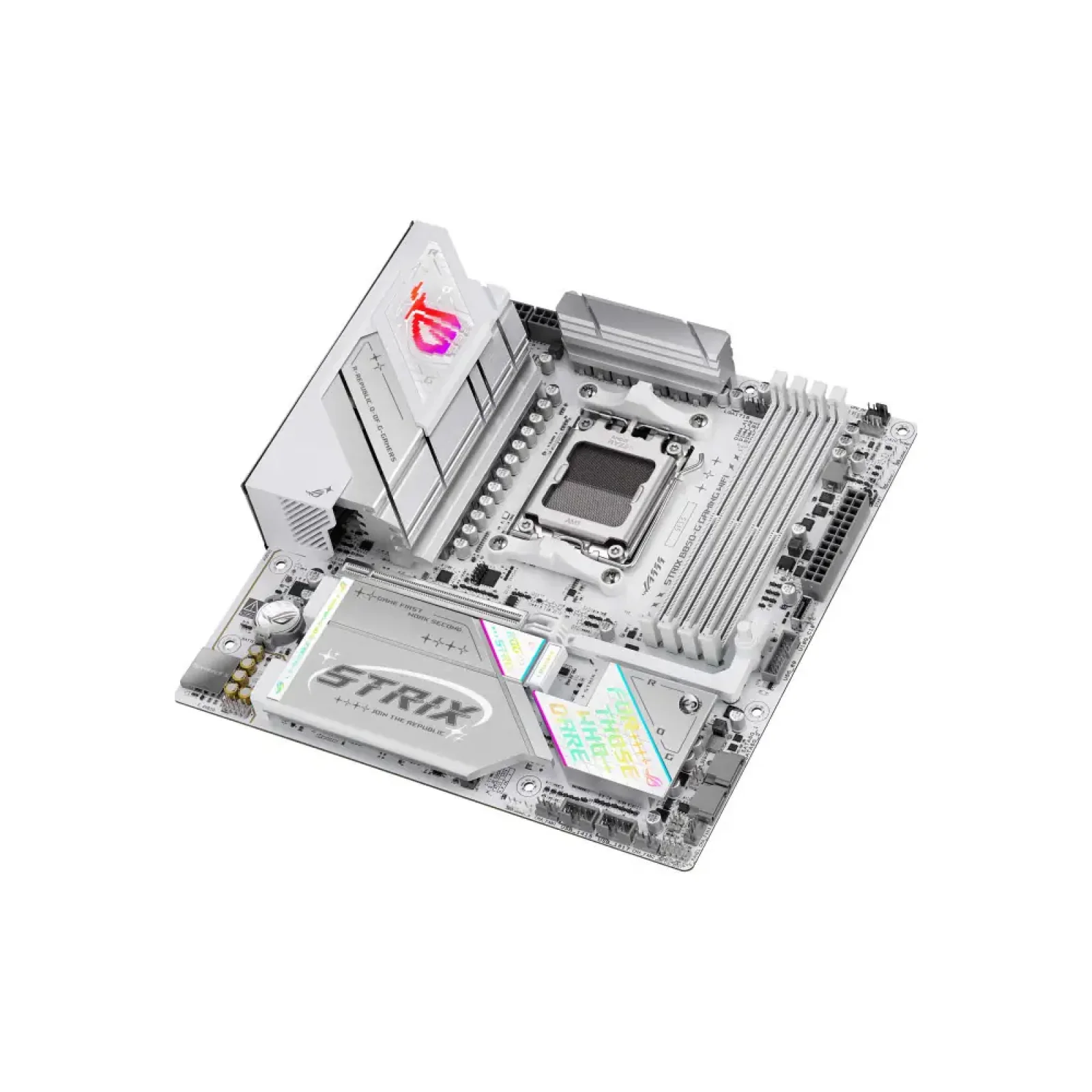 Материнская плата ASUS sAM5/4DDR5/HDMI/DP/1PCIe/4M.2/2S ATA/LAN2.5Gb ROG STRIX B850-G GAMING WIFI UA