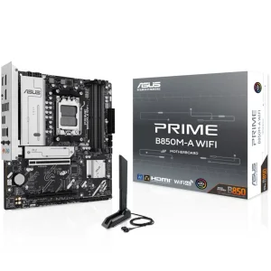 Материнская плата ASUS sAM5/4DDR5/HDMI/2DP/2PCIe/3M.2/4 SATA/LAN2.5Gb PRIME B850M-A WIFI UA