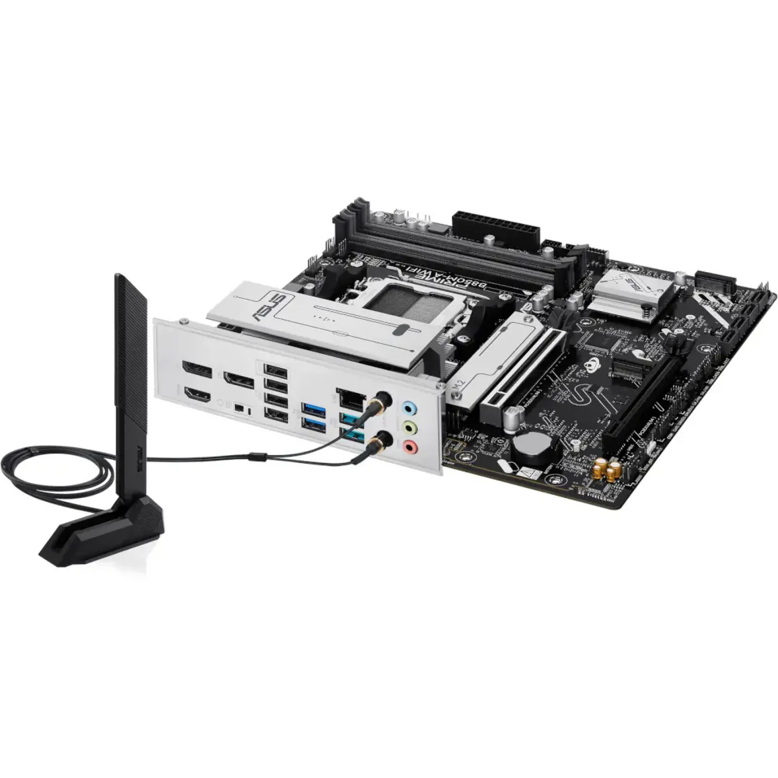 Материнская плата ASUS sAM5/4DDR5/HDMI/2DP/2PCIe/3M.2/4 SATA/LAN2.5Gb PRIME B850M-A WIFI UA