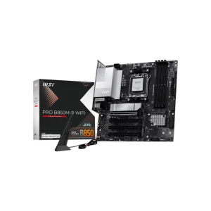 Материнская плата MSI sAM5/4DDR5/HDMI/DP/4PCIe/3M.2/4S ATA/LAN5Gb PRO B850M-P WIFI UA