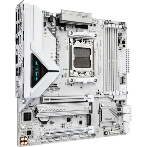 Материнская плата GIGABYTE sAM5 AMD B850 2xDP/HDMI 2xM.2 2. 5GbE LAN mATX B850M EAGLE WIFI6E ICE UA