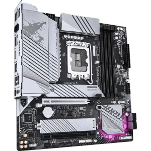 Материнская плата GIGABYTE s1700 Intel B760 HDMI/DP 4xDDR5 2xM.2 2.5GbE LAN mATX PCI Express x16 slot, suppor B760M AORUS ELITE WIFI6E GEN5 UA