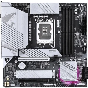 Материнская плата GIGABYTE s1700 Intel B760 HDMI/DP 4xDDR5 2xM.2 2.5GbE LAN mATX PCI Express x16 slot, suppor B760M AORUS ELITE WIFI6E GEN5 UA