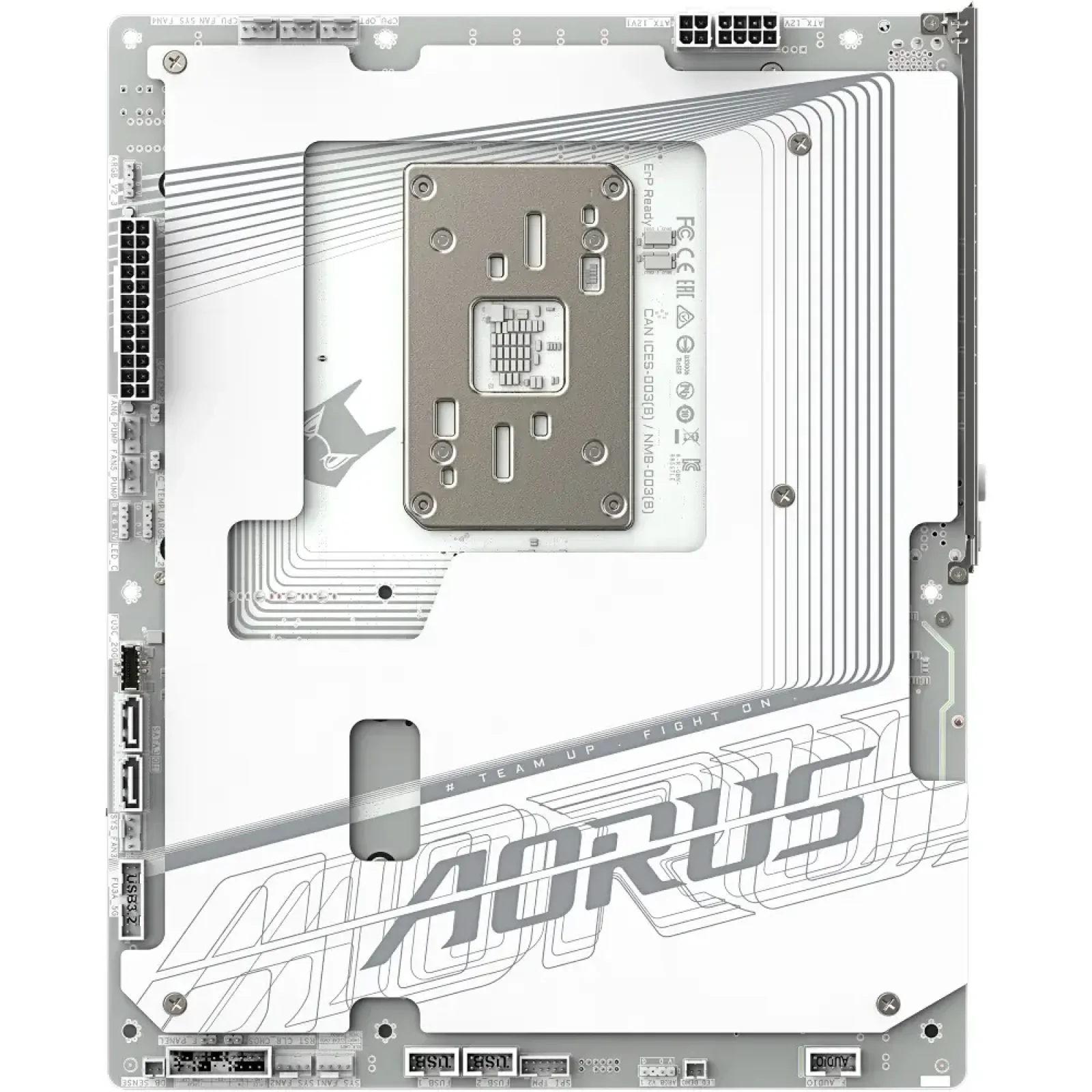 Материнська плата GIGABYTE sAM5 AMD B850 HDMI 4xM.2 5GbE LA N ATX B850 AORUS STEALTH ICE UA