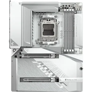 Материнська плата GIGABYTE sAM5 AMD B850 HDMI 4xM.2 5GbE LA N ATX B850 AORUS STEALTH ICE UA