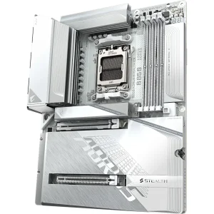 Материнська плата GIGABYTE sAM5 AMD B850 HDMI 4xM.2 5GbE LA N ATX B850 AORUS STEALTH ICE UA