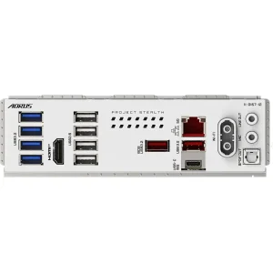 Материнська плата GIGABYTE sAM5 AMD B850 HDMI 4xM.2 5GbE LA N ATX B850 AORUS STEALTH ICE UA