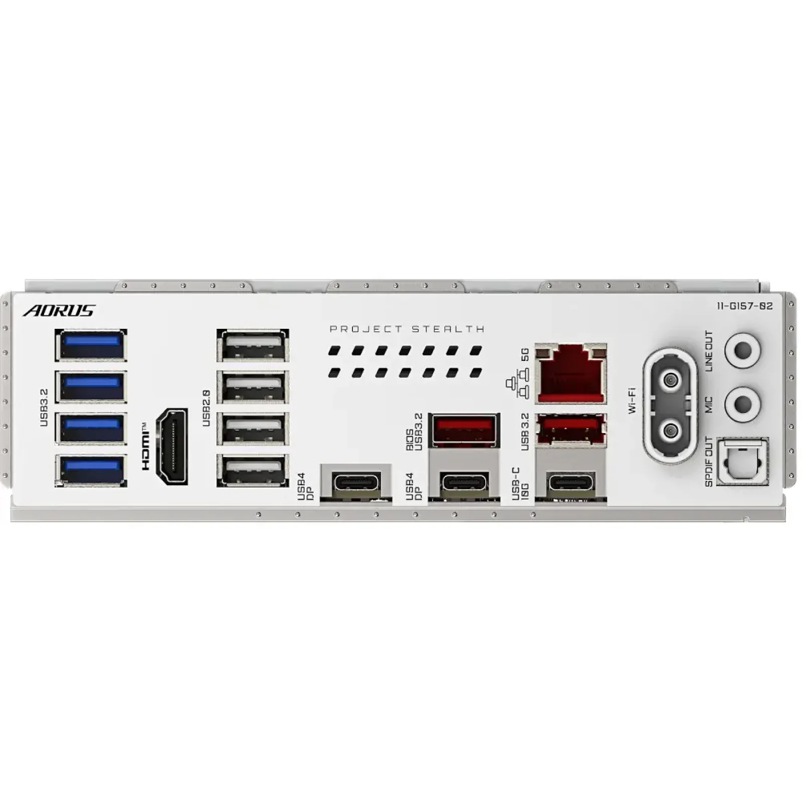 Материнская плата GIGABYTE sAM5 AMD X870 HDMI/2xUSB4 Type-C 4xM.2 5GbE LAN ATX X870 AORUS STEALTH ICE UA
