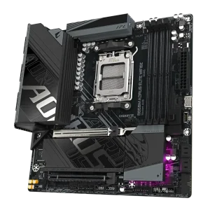 Материнская плата GIGABYTE sAM5 AMD B850 HDMI/DP 2xM.2 2.5G bE LAN mATX B850M AORUS ELITE WIFI6E UA