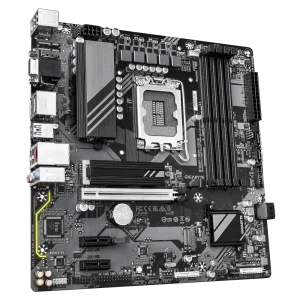Материнская плата GIGABYTE s1700 Intel B760 HDMI/2хDP/VGA 2 xM.2 2.5GbE LAN mATX B760M DS3H GEN5 UA