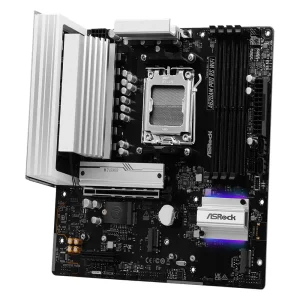 Материнская плата ASROCK sAM5 AMD A620A DP/HDMI 3xM.2 4xD DR5 2.5GbE LAN mATX A620AM PRO RS WIFI UA