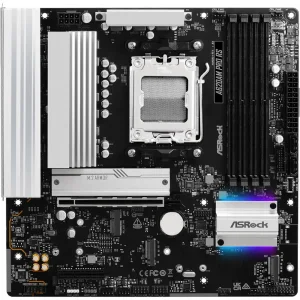 Материнская плата ASROCK sAM5 AMD A620A DP/HDMI 3xM.2 4xD DR5 2.5GbE LAN mATX A620AM PRO RS UA