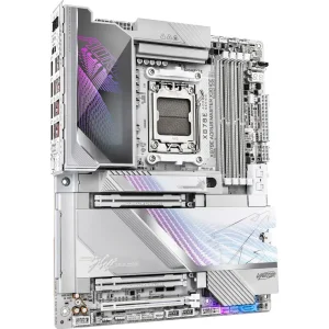 Материнська плата GIGABYTE sAM5 AMD X870E 2xHDMI/2xUSB4 Typ e-C 5xM.2 (10&5)GbE LAN ATX X870E AORUS MASTER X3D ICE UA