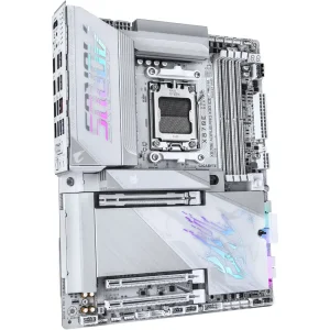 Материнская плата GIGABYTE sAM5 AMD X870E 2xHDMI/2xUSB4 Typ e-C 4xM.2 5GbE LAN ATX X870E AORUS PRO X3D ICE UA