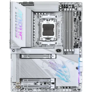 Материнская плата GIGABYTE sAM5 AMD X870E 2xHDMI/2xUSB4 Typ e-C 4xM.2 5GbE LAN ATX X870E AORUS PRO X3D ICE UA
