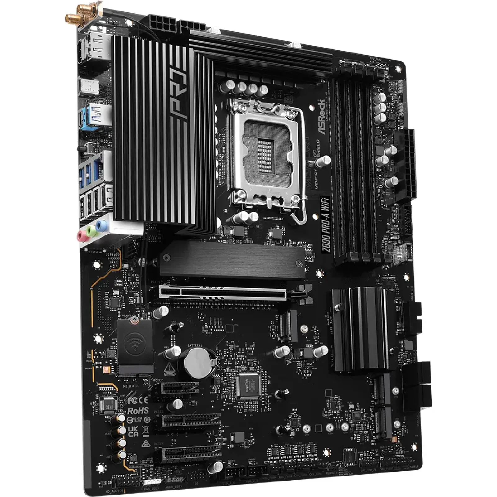 Материнская плата ASROCK s1851 Intel Z890 HDMI/DP/TB4(USB 4-C) 4xM.2 2.5GbE LAN ATX Z890 PRO-A WIFI UA