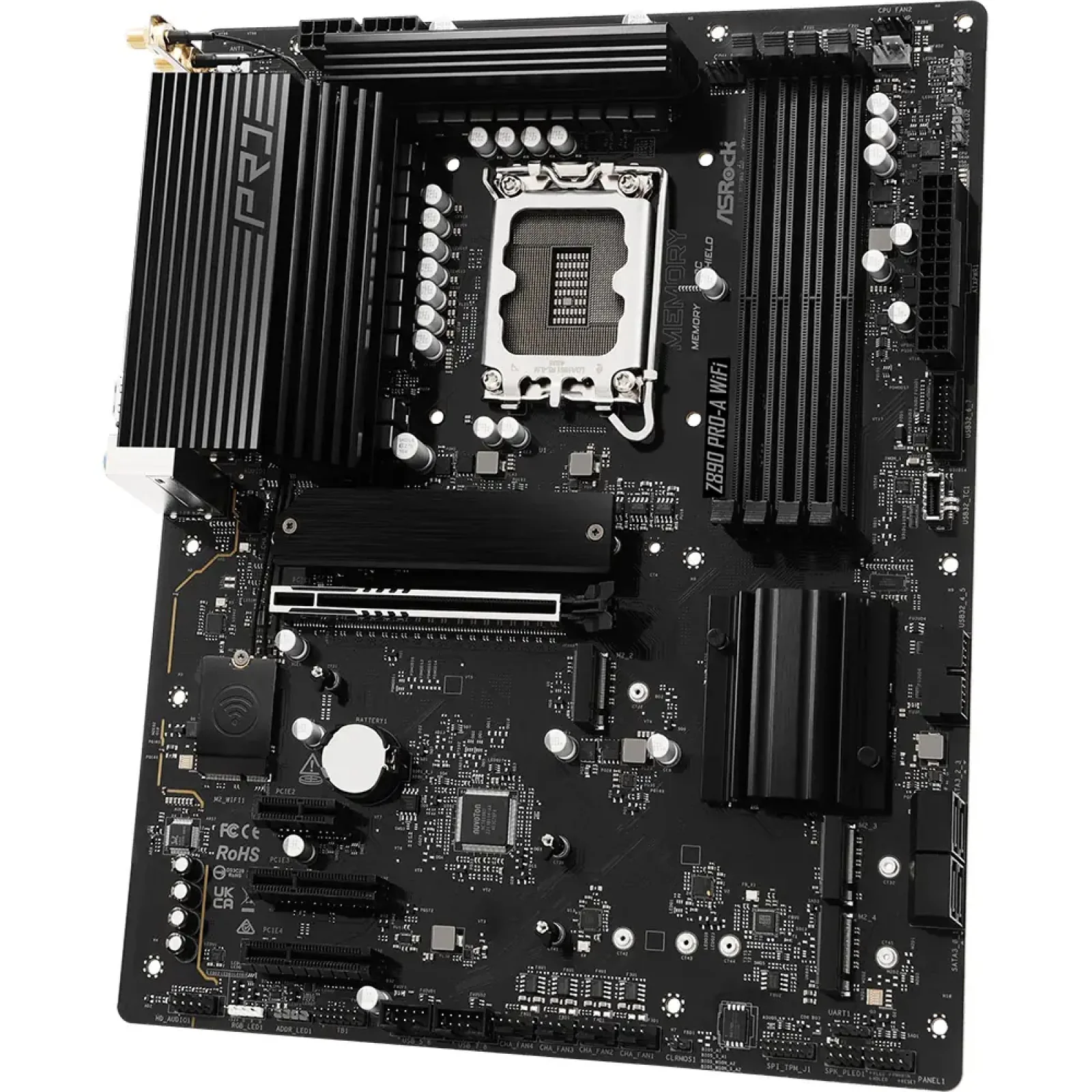 Материнская плата ASROCK s1851 Intel Z890 HDMI/DP/TB4(USB 4-C) 4xM.2 2.5GbE LAN ATX Z890 PRO-A WIFI UA