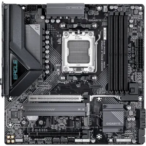 Материнская плата GIGABYTE sAM5 AMD B850 2xDP/HDMI 2xM.2 2. 5GbE LAN mATX B850M EAGLE WIFI6E UA