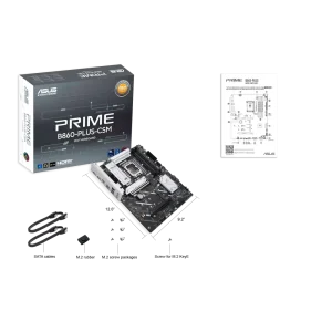 Материнская плата ASUS s1851 4DDR5/HDMI/DP/USB4/2PCIe/3 M.2/4SATA/LAN2.5Gb PRIME B860-PLUS-CSM UA