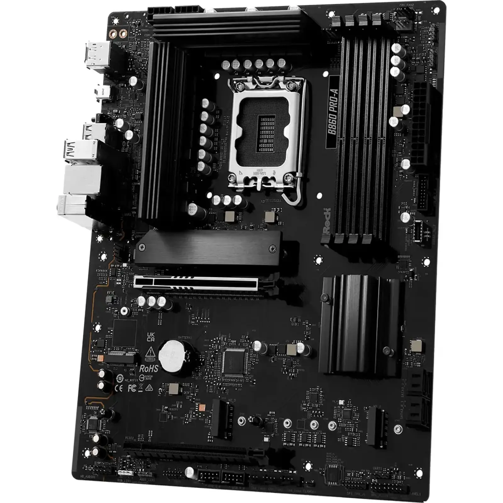Материнская плата ASROCK s1851 Intel B860 4xDDR5 DP/HDMI 3xM.2 2.5GbE LAN ATX B860 PRO-A UA