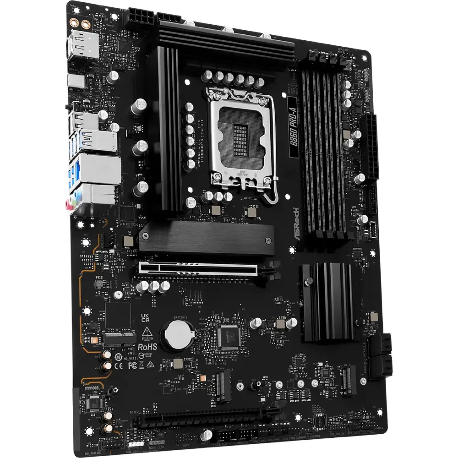 Материнская плата ASROCK s1851 Intel B860 4xDDR5 DP/HDMI 3xM.2 2.5GbE LAN ATX B860 PRO-A UA