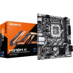 Материнська плата GIGABYTE s1851 Intel H810 HDMI/DP 1xM.2 GbE LAN mATX H810M K UA
