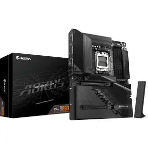 Материнская плата GIGABYTE sAM5 AMD B850 HDMI 4xM.2 5GbE LA N ATX B850 AORUS STEALTH UA