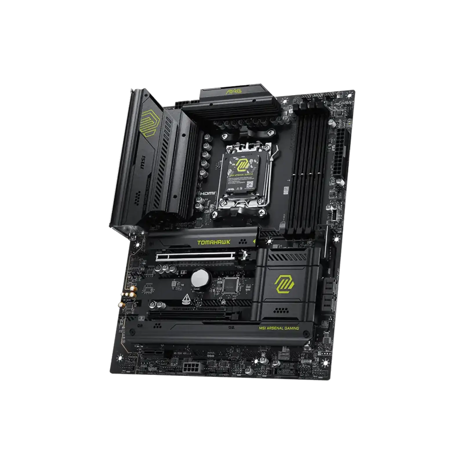 Материнская плата MSI sAM5/4DDR5/HDMI/3PCIe/3M.2/4SATA /LAN5Gb MAG B850 TOMAHAWK WIFI UA