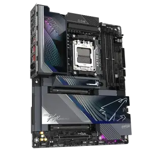 Материнская плата GIGABYTE sAM5 AMD X870E 2xHDMI/2xUSB4 Typ e-C 5xM.2 (10&5)GbE LAN ATX X870E AORUS MASTER X3D UA
