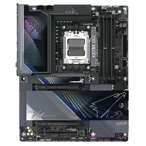 Материнская плата GIGABYTE sAM5 AMD X870E 2xHDMI/2xUSB4 Typ e-C 5xM.2 (10&5)GbE LAN ATX X870E AORUS MASTER X3D UA