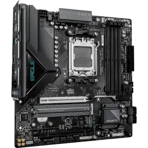 Материнская плата GIGABYTE sAM5 AMD B850 2xDP/HDMI 2xM.2 2. 5GbE LAN mATX B850M EAGLE WIFI7 UA