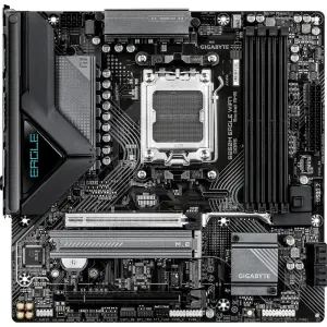 Материнская плата GIGABYTE sAM5 AMD B850 2xDP/HDMI 2xM.2 2. 5GbE LAN mATX B850M EAGLE WIFI7 UA