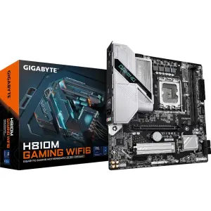 Материнская плата GIGABYTE s1851 Intel H810 DP/HDMI/VGA 1x M.2 2.5GbE LAN mATX H810M GAMING WIFI6 UA