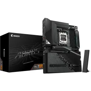 Материнская плата GIGABYTE sAM5 AMD X870 HDMI/2xUSB4 Type-C 4xM.2 5GbE LAN ATX X870 AORUS STEALTH UA
