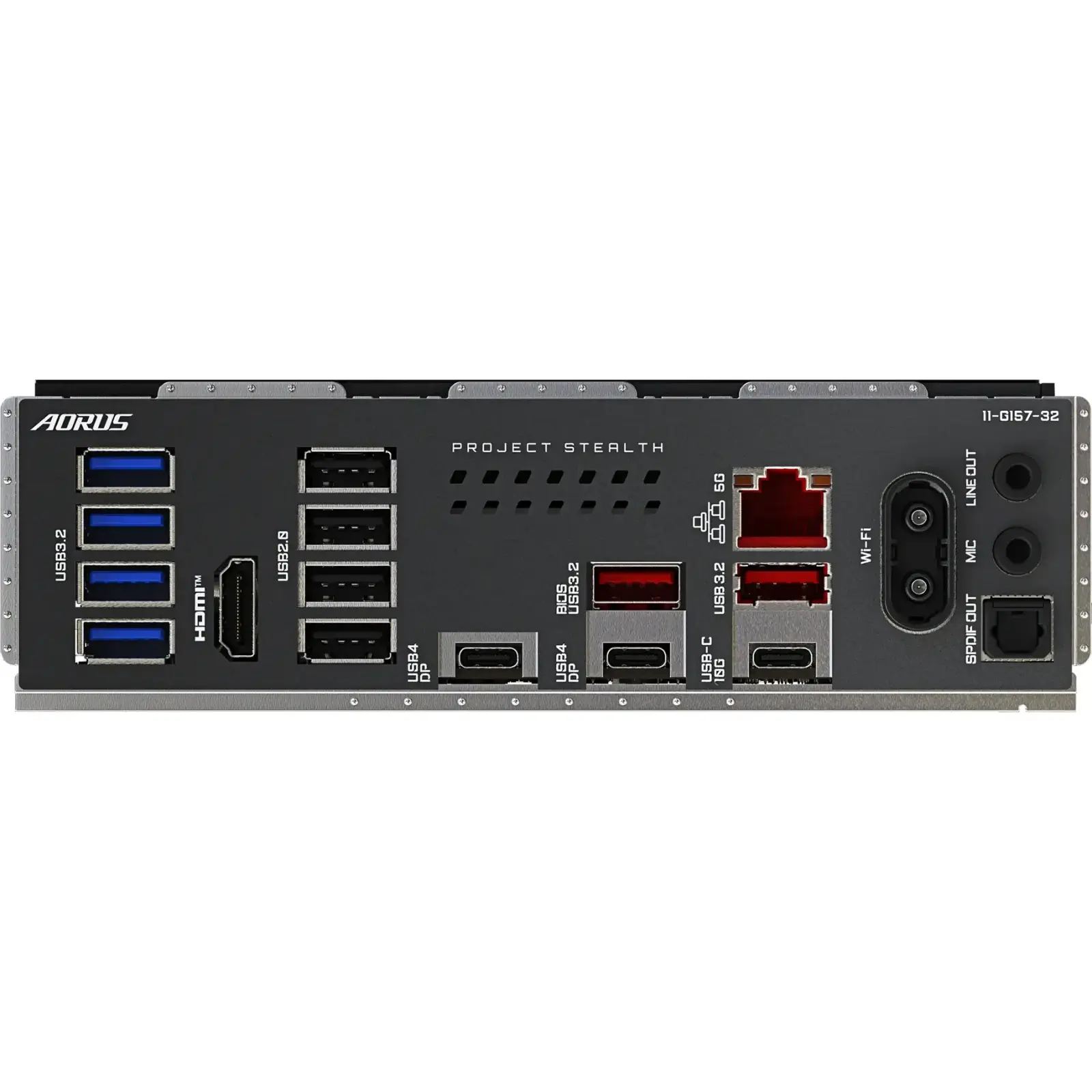Материнская плата GIGABYTE sAM5 AMD X870 HDMI/2xUSB4 Type-C 4xM.2 5GbE LAN ATX X870 AORUS STEALTH UA