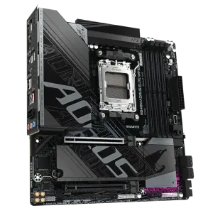 Материнская плата GIGABYTE sAM5 AMD B840 DP/HDMI 4xDDR5 2xM .2 2.5GbE LAN mATX B840M AORUS ELITE WIFI6E UA