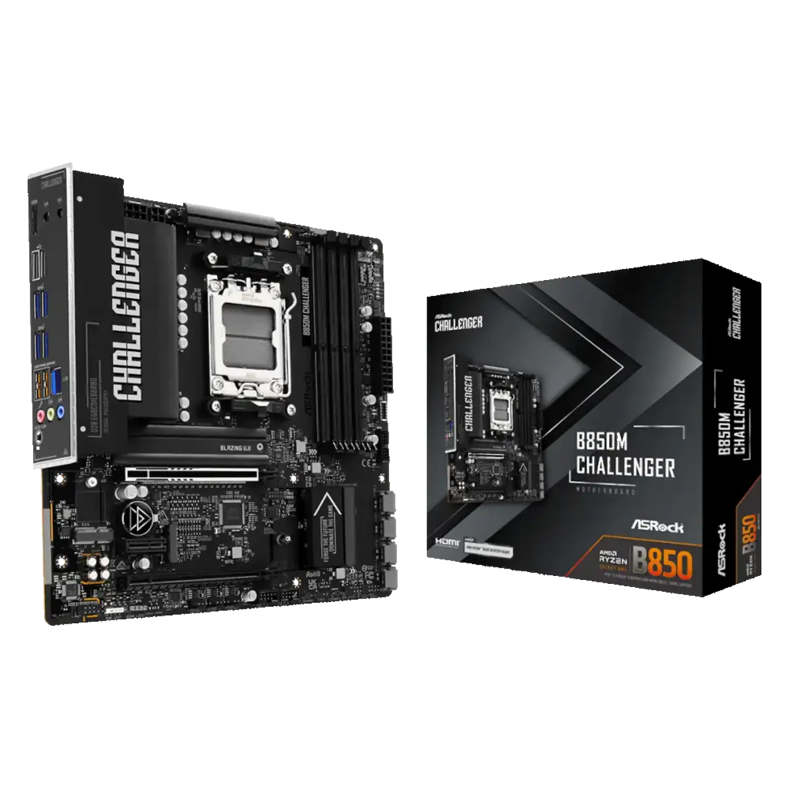 Материнская плата ASRock B850M Challenger s-AM5 B850 UA