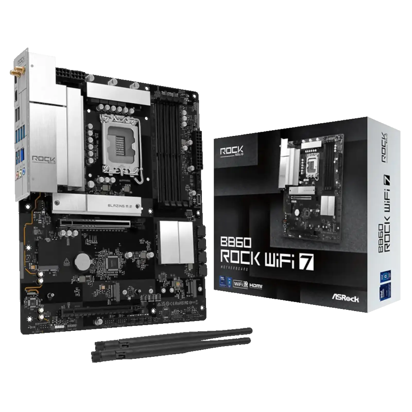 Материнская плата ASRock B860 Rock WIFI 7 s-1851 UA
