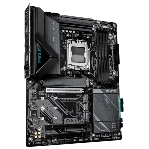 Материнская плата GIGABYTE sAM5 AMD X870E HDMI/2xUSB4 4xM.2 5GbE LAN mATX X870E EAGLE WIFI7 UA