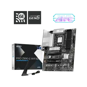 Материнська плата MSI Z890 s1851/4DDR5/HDMI/DP/4PCIe/3 M.2/4SATA/LAN2.5Gb PRO Z890-S WIFI6E UA