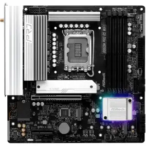Материнская плата ASROCK s1851 Intel B860 4xDDR5 DP/HDMI 3xM.2 2.5GbE LAN mATX B860M PRO RS WIFI UA