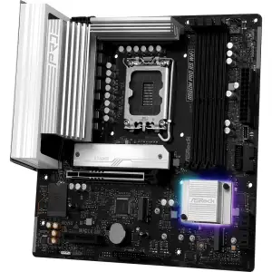 Материнская плата ASROCK s1851 Intel B860 4xDDR5 DP/HDMI 3xM.2 2.5GbE LAN mATX B860M PRO RS WIFI UA