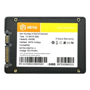 SSD накопичувач ATRIA 2.5" SSD 240GB XT200 SATA 3.0 ATSATXT200/240 UA