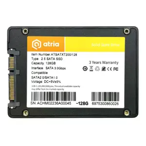 SSD накопичувач ATRIA 2.5" SSD 128GB XT200 SATA 3.0 ATSATXT200/128 UA